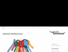 Tablet Screenshot of kunstverein-talstrasse.de